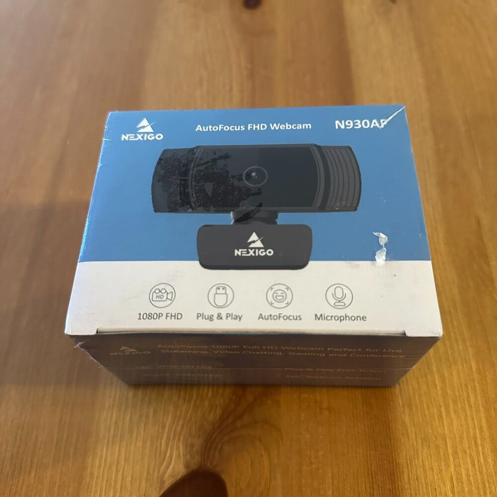 NexiGo N930AF AutoFocus Webcam with  Microphone 1080p FHD USB Web Camera